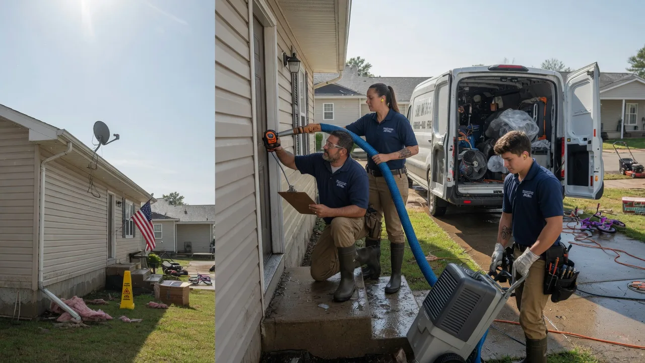 Ceiling Water Damage Restoration in Millston, WI near me
